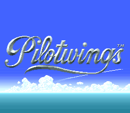 Pilotwings (USA) Title Screen